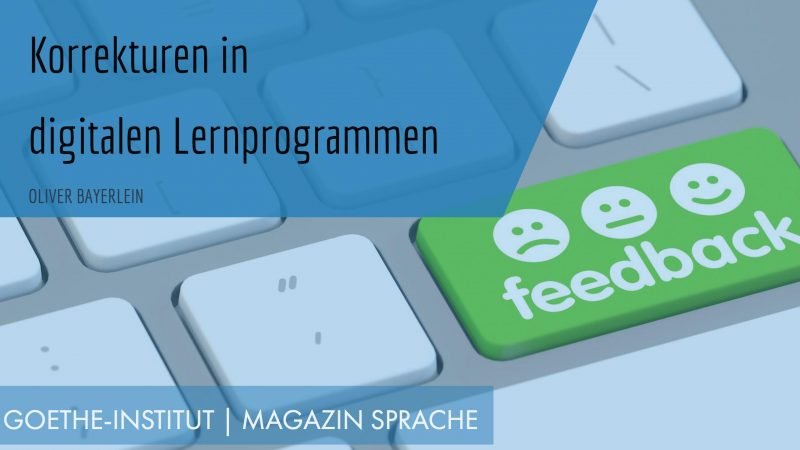 Goethe-Institut, Magazin Sprache