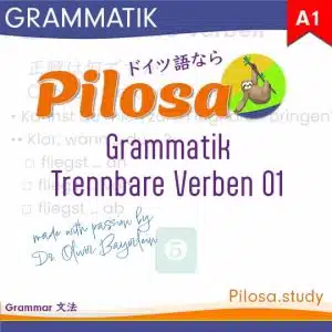 A1 Grammatik Trennbare Verben 01